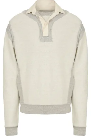 Maison Margiela Playera tipo polo con acabado texturizado