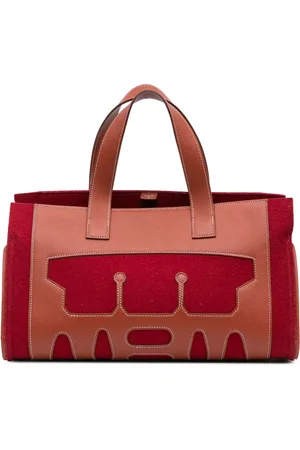 Hermès 2020-2024 Epsom and Felt Petit H Decoupe Basse Skeleton PM tote bag
