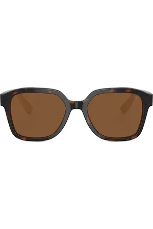 Brunello Cucinelli Lentes de sol con armazón estilo carey