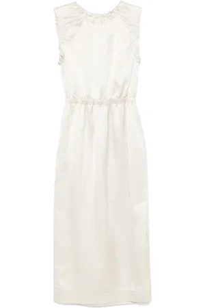 TELA Vestido midi de satén