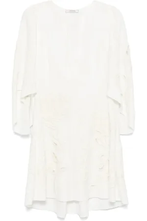 Dorothee Schumacher Vestido corto con bordado floral