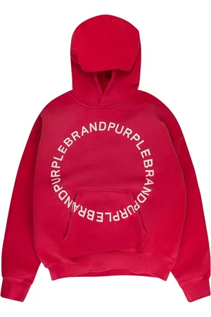 Purple Brand HWT fleece "Red" hoodie