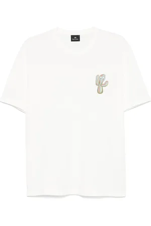 Paul Smith Playera con cactus estampado