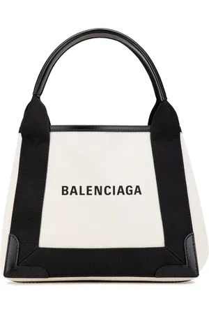 Balenciaga 2000-2024 Canvas Navy Cabas XS satchel