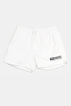 Diesel Shorts de playa con logo estampado