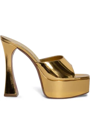 Amina Muaddi Mules Dalida con tacón 140mm