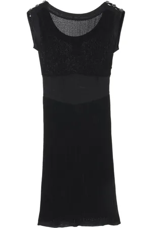 CHANEL Vestido tejido sin mangas 1986-1988