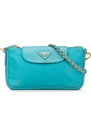 Prada 2000-2013 Saffiano Trimmed Tessuto crossbody bag