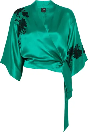 CARINE GILSON Camisa con detalle de encaje