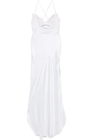 ERMANNO SCERVINO Vestido largo con detalles bordados