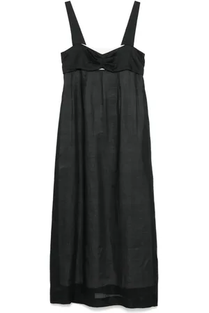 TELA Vestido midi con espalda abierta