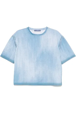 ERMANNO SCERVINO Camisa con estampado de mezclilla