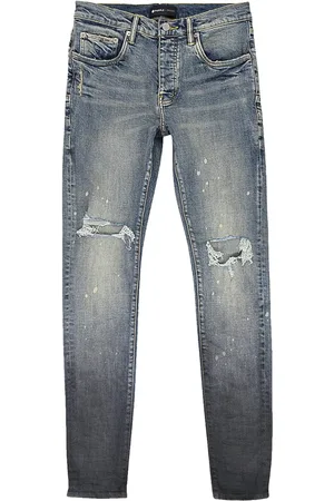 Purple Brand Contrast-hem "Black" jeans