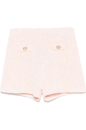Twin-Set Shorts tejidos con botones Oval T