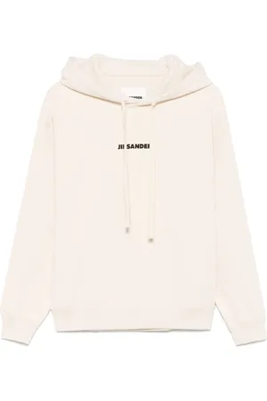 Jil Sander Hoodie con logo estampado