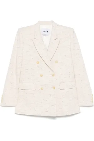 Msgm Blazer con efecto moteado