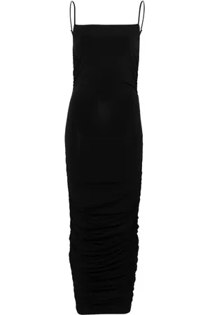 Michael Kors Vestido midi fruncido
