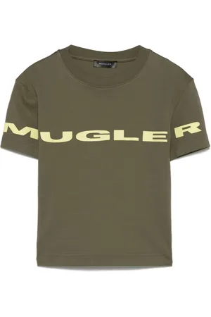 MUGLER Playera con aplique del logo