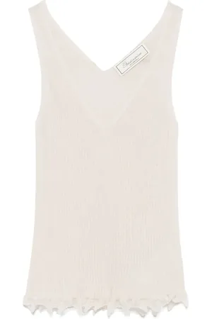 BLUMARINE Camiseta tejida de canalé