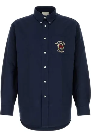 Drôle de Monsieur Camisa La Chemise Slogan Fleurs