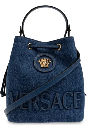 VERSACE Bolsa bucket de mezclilla La Medusa