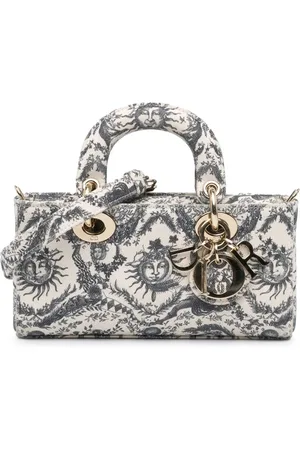 Dior Bolsa satchel Small Denim Toile de Jouy Soleil Lady D Joy 2024