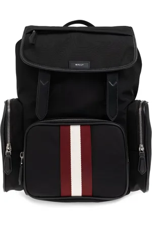 Bally Mochila con parche del logo