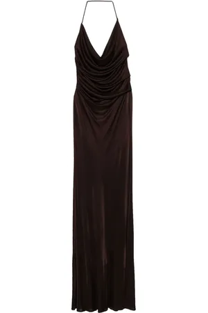 Elisabetta Franchi Vestido largo con espalda abierta