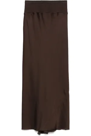 Rick Owens Falda midi Calf Bias