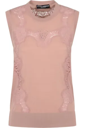 Dolce & Gabbana Chaleco con detalle de encaje