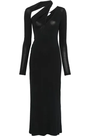 Ioana Ciolacu Vestido midi con aberturas