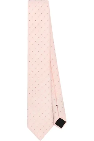 HUGO BOSS Corbata de seda con motivo en jacquard