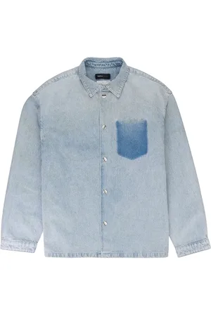 Purple Brand Camisa de mezclilla Blue
