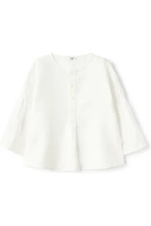 Il gufo Blusa con mangas acampanadas