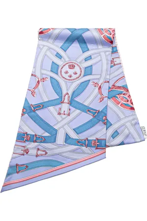 Hermès Mascada 20th Century Maxi Cavalcadour a Cheval Silk Twilly Scarf
