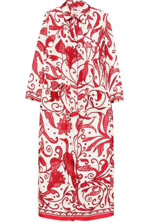 F.R.S For Restless Sleepers Vestido camisero con estampado floral