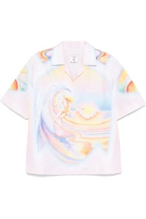 Casablanca Camisa con estampado Psychedelic Nirvana