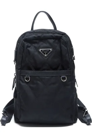Prada Mochila con logo triangular 2000