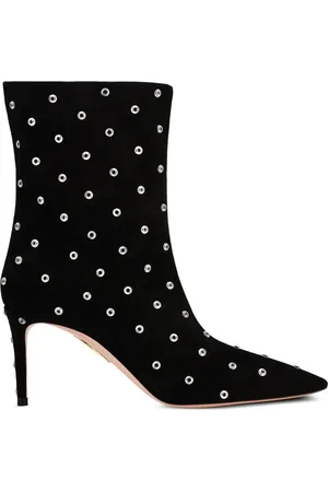 Aquazzura Botas Matignon Crystal con tacón de 75mm