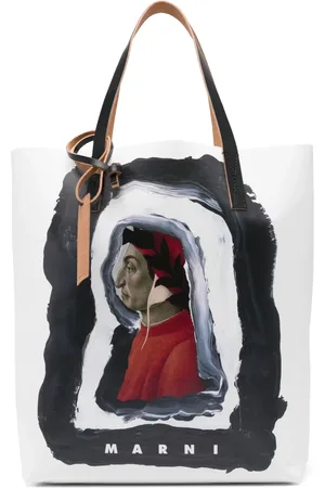 Marni Tote con ilustración estampada