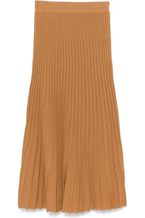 ERIC BOMPARD Falda midi con diseño plisado