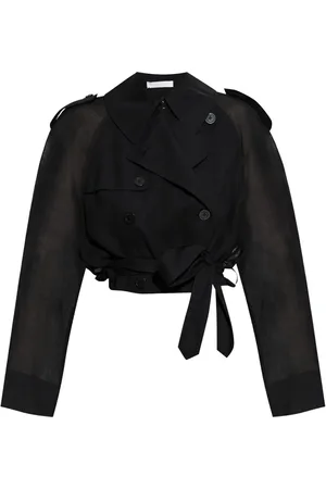 Helmut Lang Abrigo corto con doble botonadura