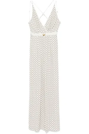 Elisabetta Franchi Jumpsuit con monograma estampado