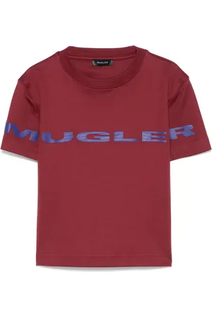 MUGLER Playera con aplique del logo