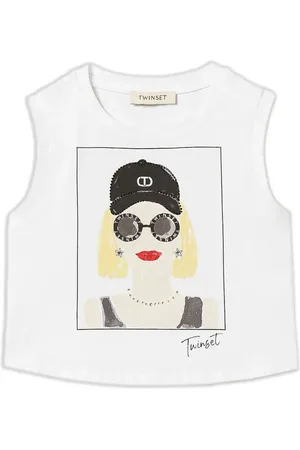 Twin-Set Camiseta con detalles de strass