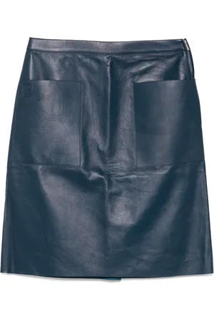 Salvatore Ferragamo Falda con bolsillo de parche