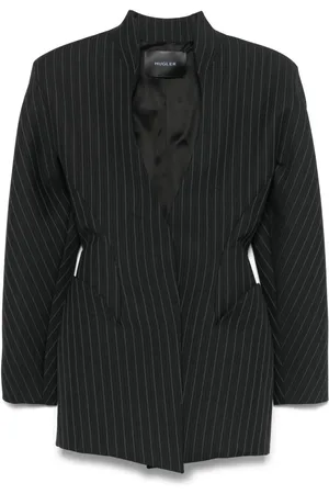 MUGLER Blazer con motivo de rayas