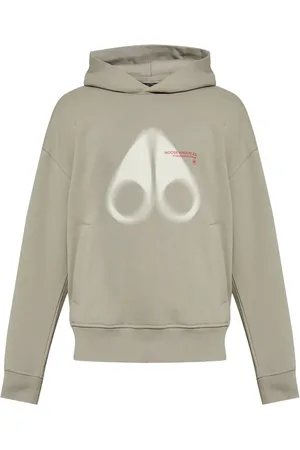 Moose Knuckles Hoodie con logo estampado