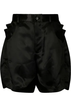 NOIR KEI NINOMIYA Shorts con bolsillos y solapa