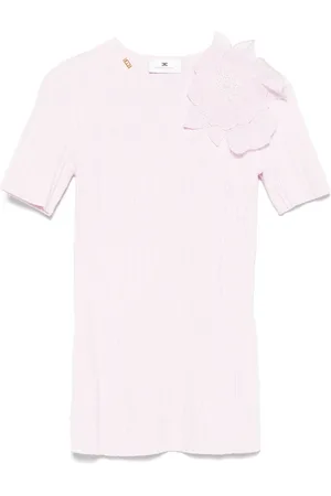 Elisabetta Franchi Top con aplique floral